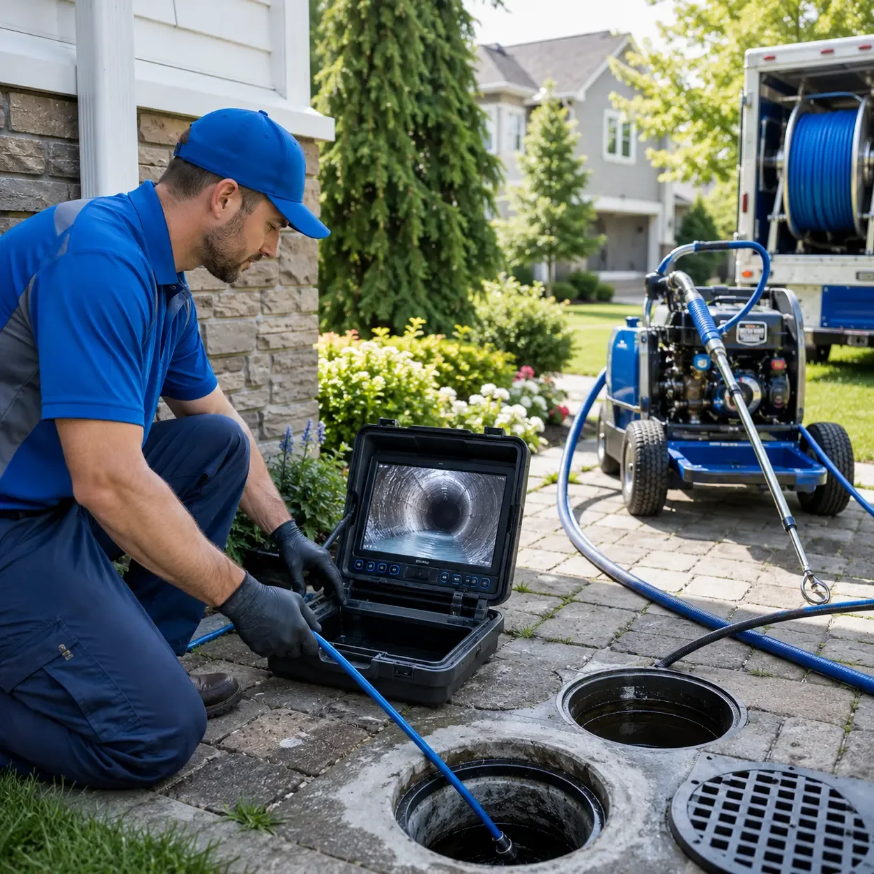 Outdoor drain cleaning professionals serving Knoxville, IL