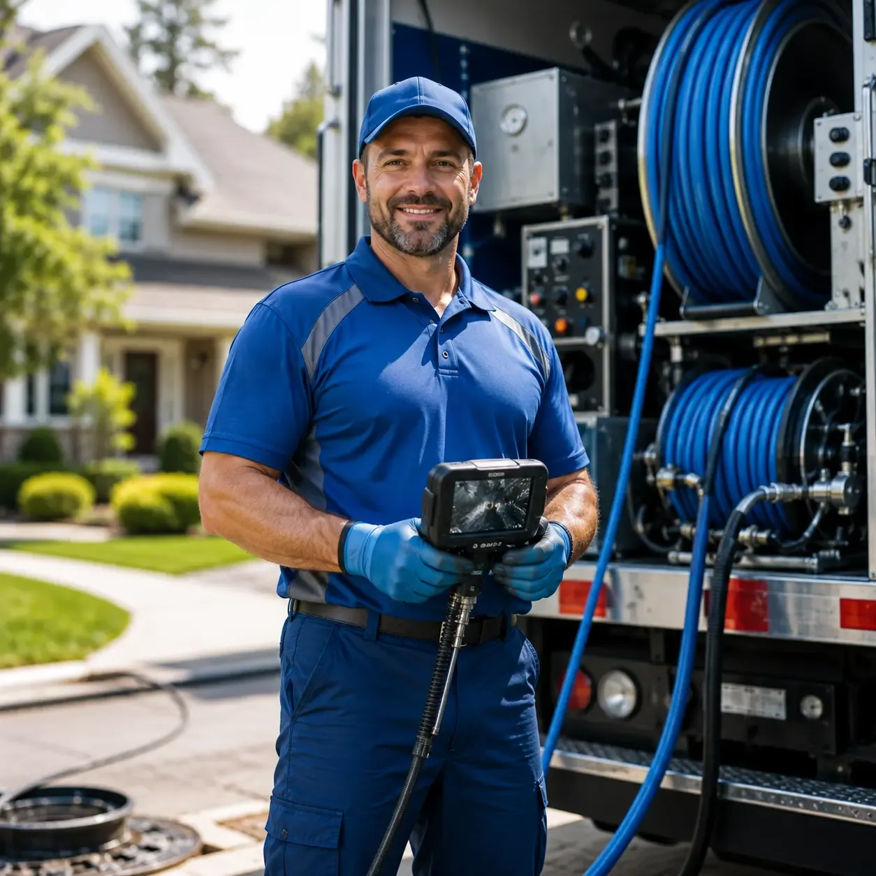 Local outdoor drain cleaning specialists in Knoxville, IL